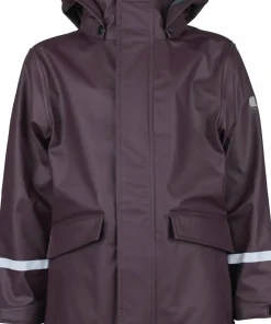 Lindberg Kids' Vestby Rain Jacket Fleece Plum