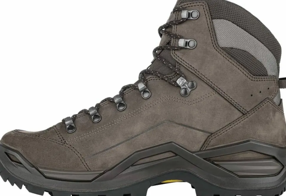 LOWA Men's Renegade Evo Gore-Tex Mid Espresso/Seaweed