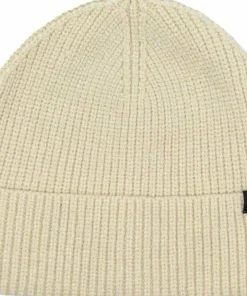 Lundhags Core Ribbed Beanie Chalk White Sale