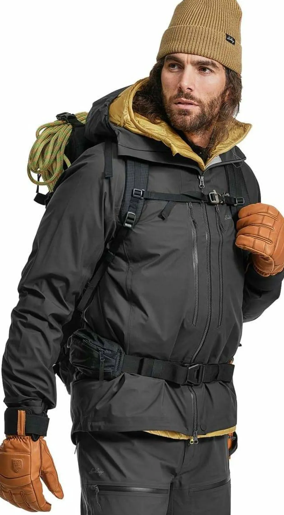 Lundhags Men's Abisku Waterproof Jacket Charcoal