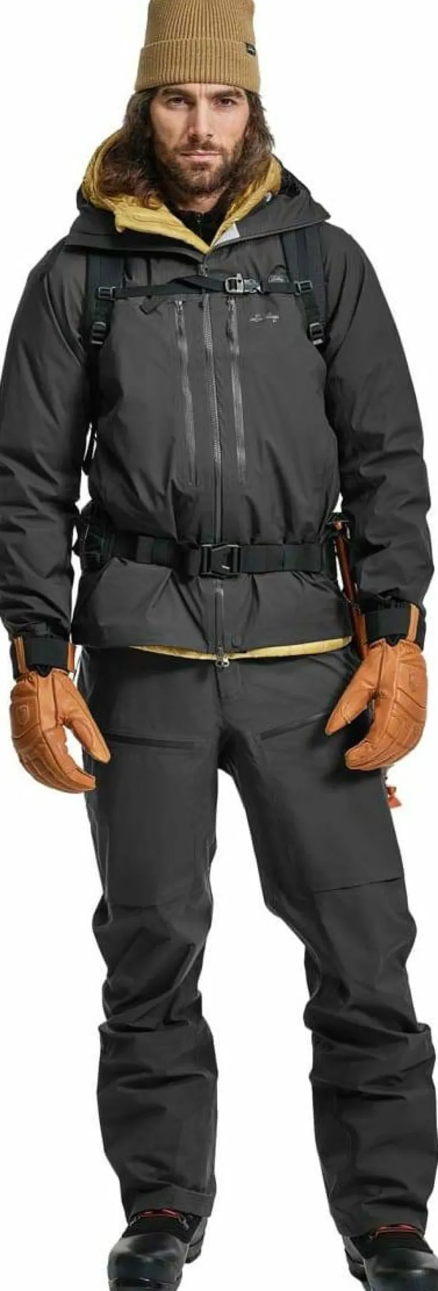 Lundhags Men's Abisku Waterproof Jacket Charcoal