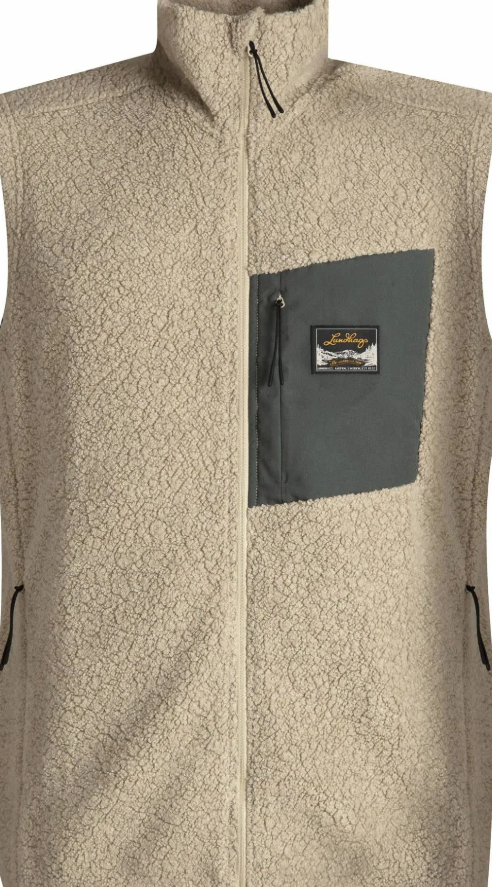 Lundhags Men's Flok Wool Pile Vest Sand Best