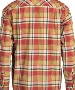 Lundhags Men's Järpen Plaid Flannel Shirt Rosewood Online