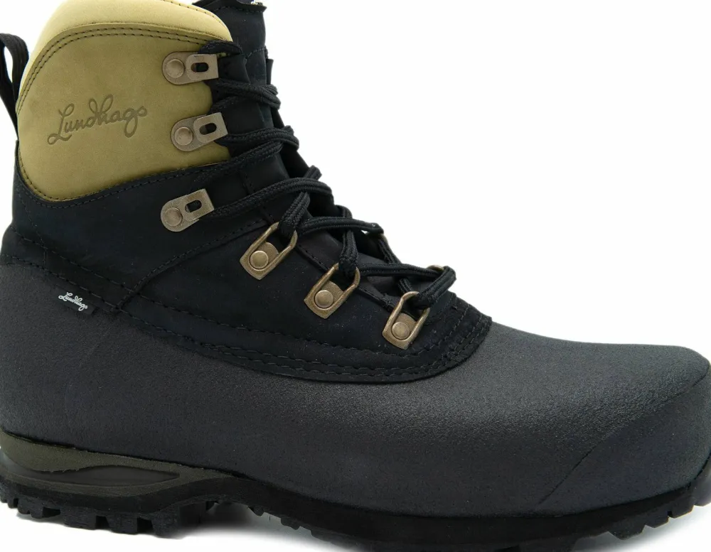 Lundhags Men's Padje Light Trekking Boot Mid Black/Olive Clearance
