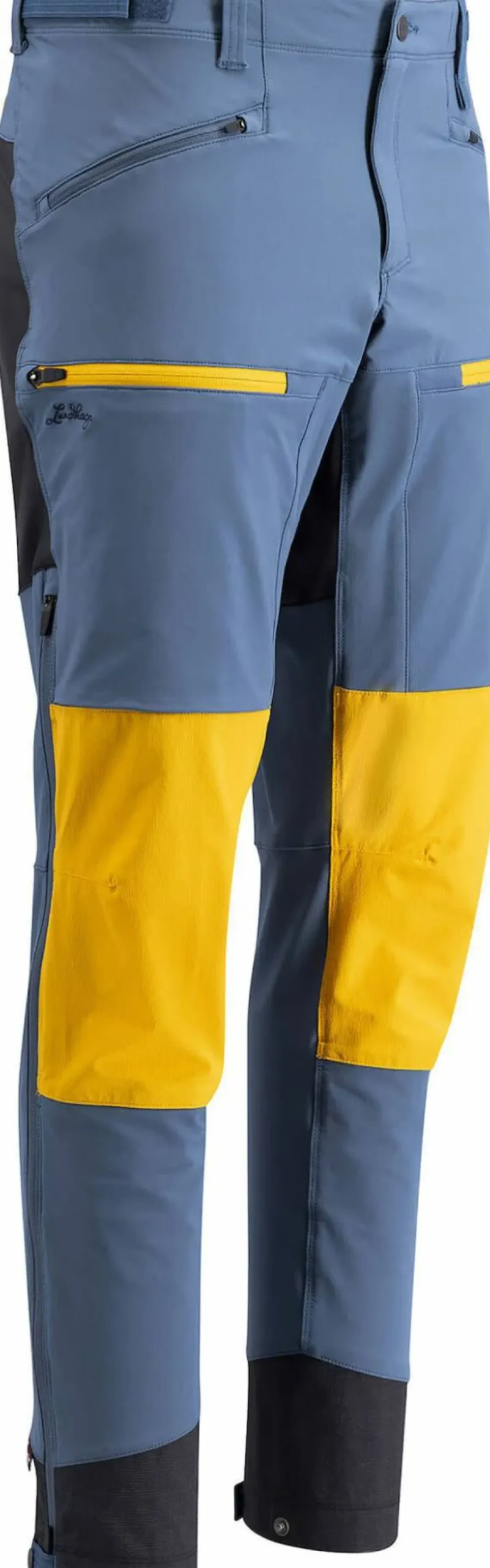 Lundhags Men's Padje Stretch Pant Denim Blue/Tangelo Clearance