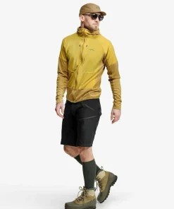 Lundhags Men's Padje Windbreaker Hoodie Straw/Bamboo Clearance