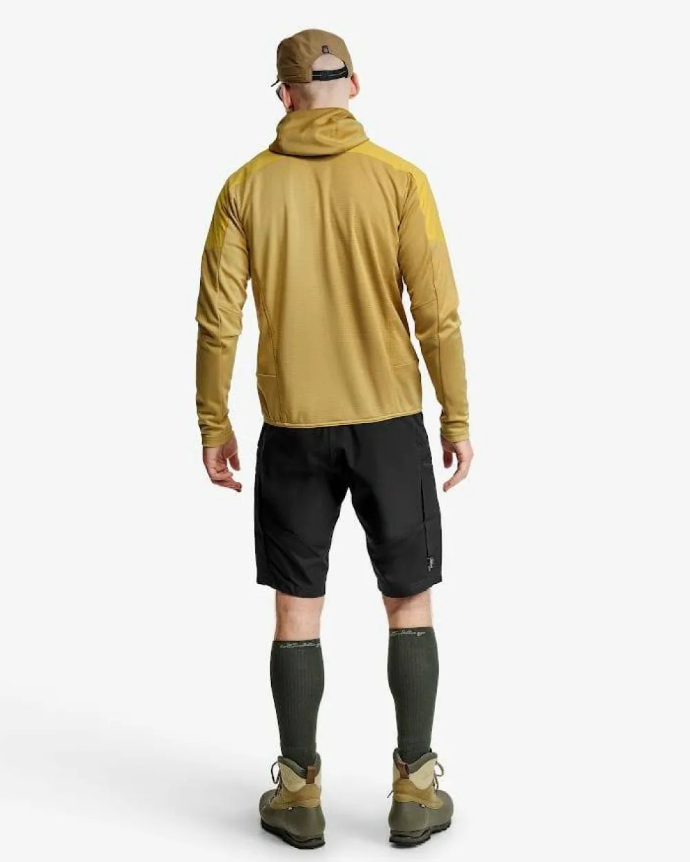 Lundhags Men's Padje Windbreaker Hoodie Straw/Bamboo Clearance