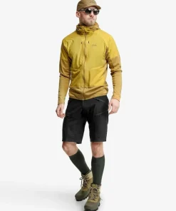 Lundhags Men's Padje Windbreaker Hoodie Straw/Bamboo Clearance