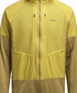 Lundhags Men's Padje Windbreaker Hoodie Straw/Bamboo Clearance