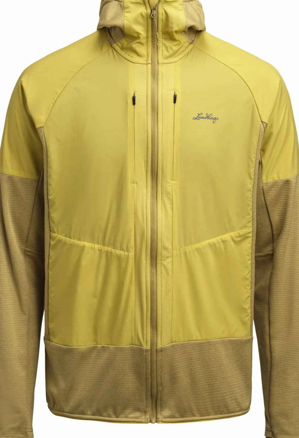 Lundhags Men's Padje Windbreaker Hoodie Straw/Bamboo Clearance