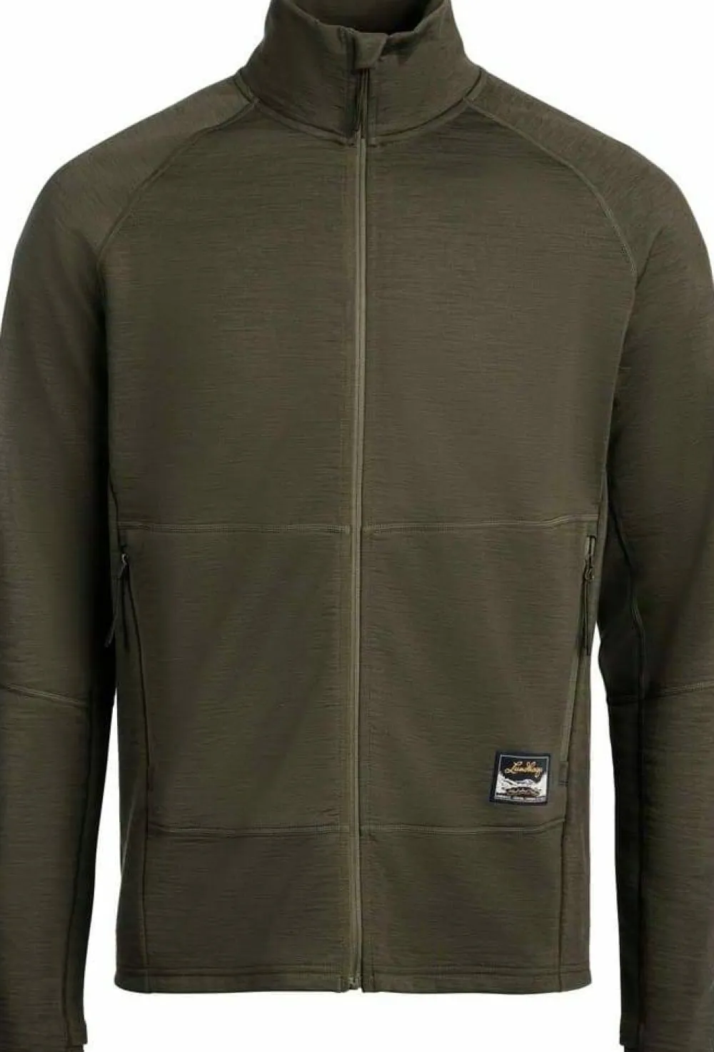 Lundhags Men's Tived Merino Full Zip Forest Green Clearance