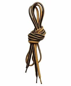 Lundhags Shoe Laces 165 CM Black/Rush Hot