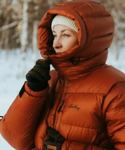Lundhags Women's Abisku Adventure Down Parka Almond