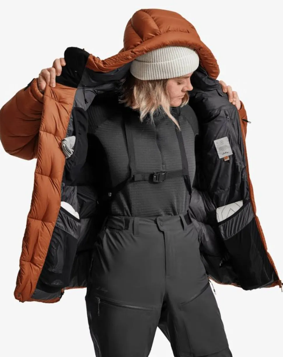 Lundhags Women's Abisku Adventure Down Parka Almond