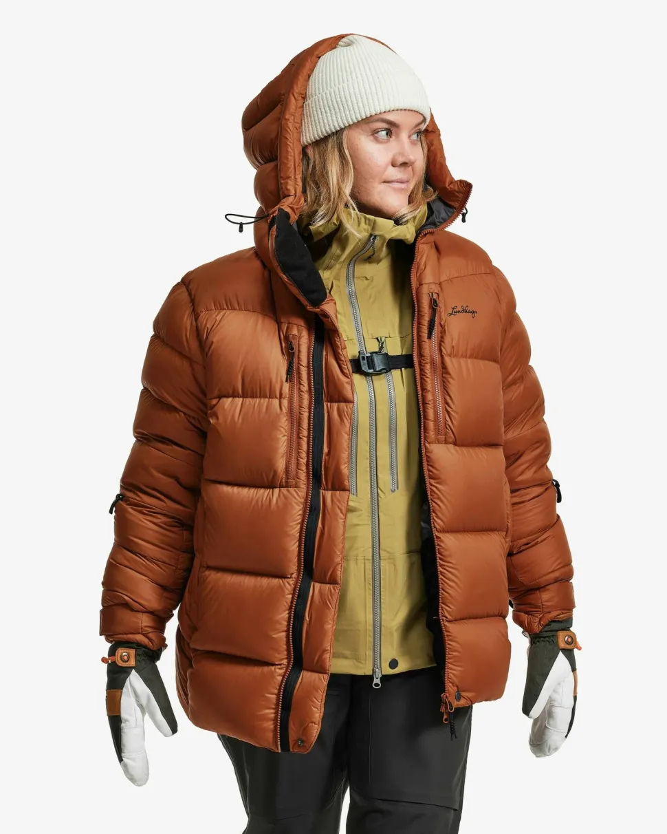 Lundhags Women's Abisku Adventure Down Parka Almond