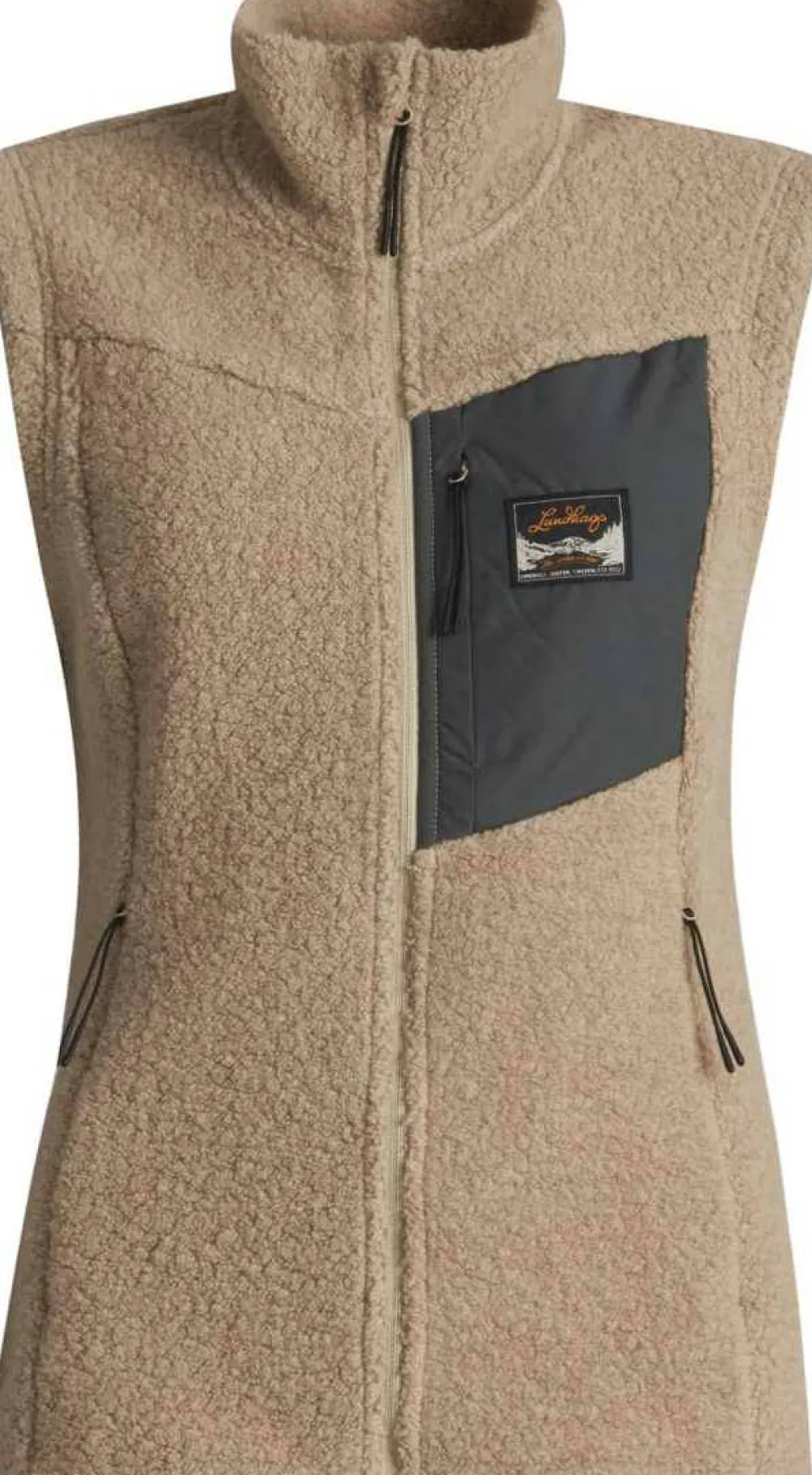 Lundhags Women's Flok Wool Pile Vest Sand Online