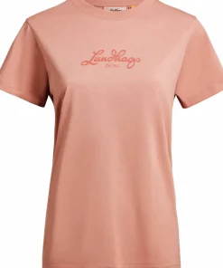 Lundhags Women's Järpen Logo T-shirt Stone Pink