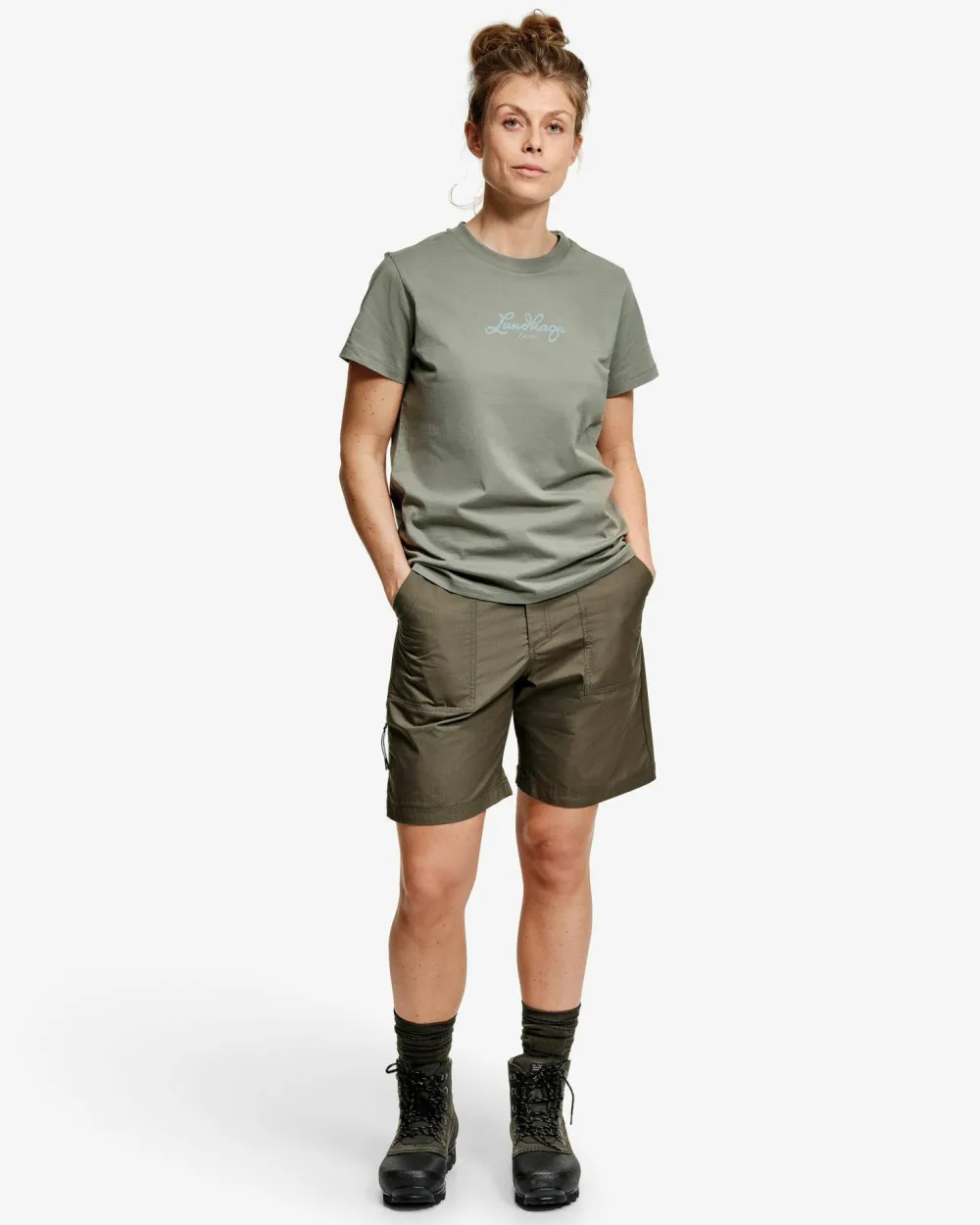 Lundhags Women's Järpen Logo T-shirt Aloe Green Best