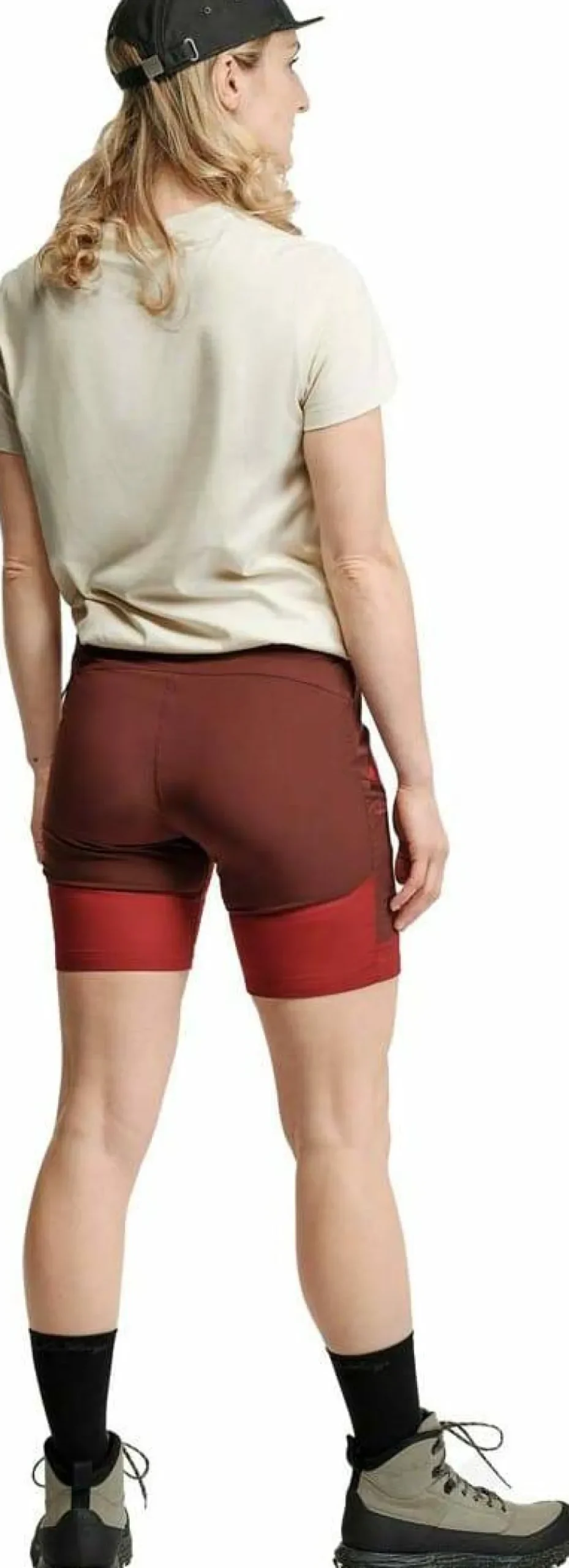 Lundhags Women's Makke Light Shorts Rosewood/burgundy