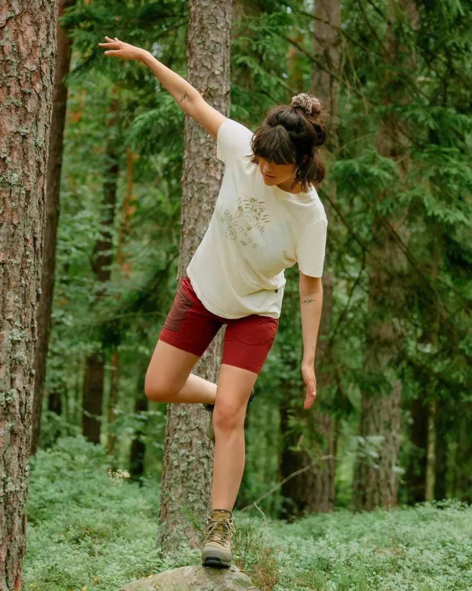 Lundhags Women's Makke Light Shorts Rosewood/burgundy