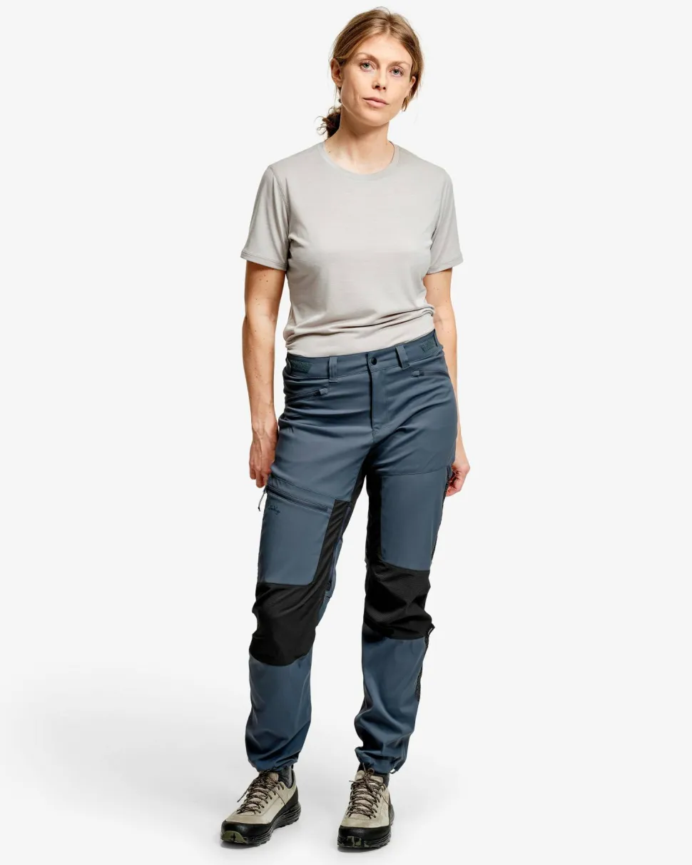 Lundhags Women's Padje Light Vent Pants Dark Sky Blue/Charcoal