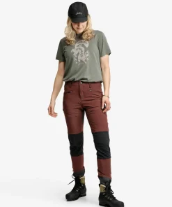 Lundhags Women's Padje Stretch Pant Burgundy/Black Clearance