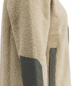 Lundhags Women's Saruk Wool Pile Mid Full Zip Sand Clearance