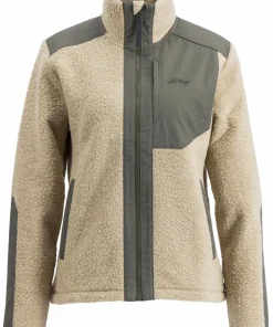 Lundhags Women's Saruk Wool Pile Mid Full Zip Sand Clearance