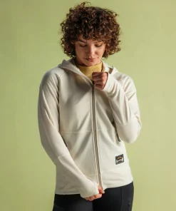 Lundhags Women's Tived Merino Hoodie Chalk White