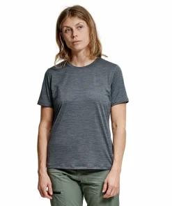 Lundhags Women's Tived T-Shirt Dark Sky Blue Dk Sky Blue Online