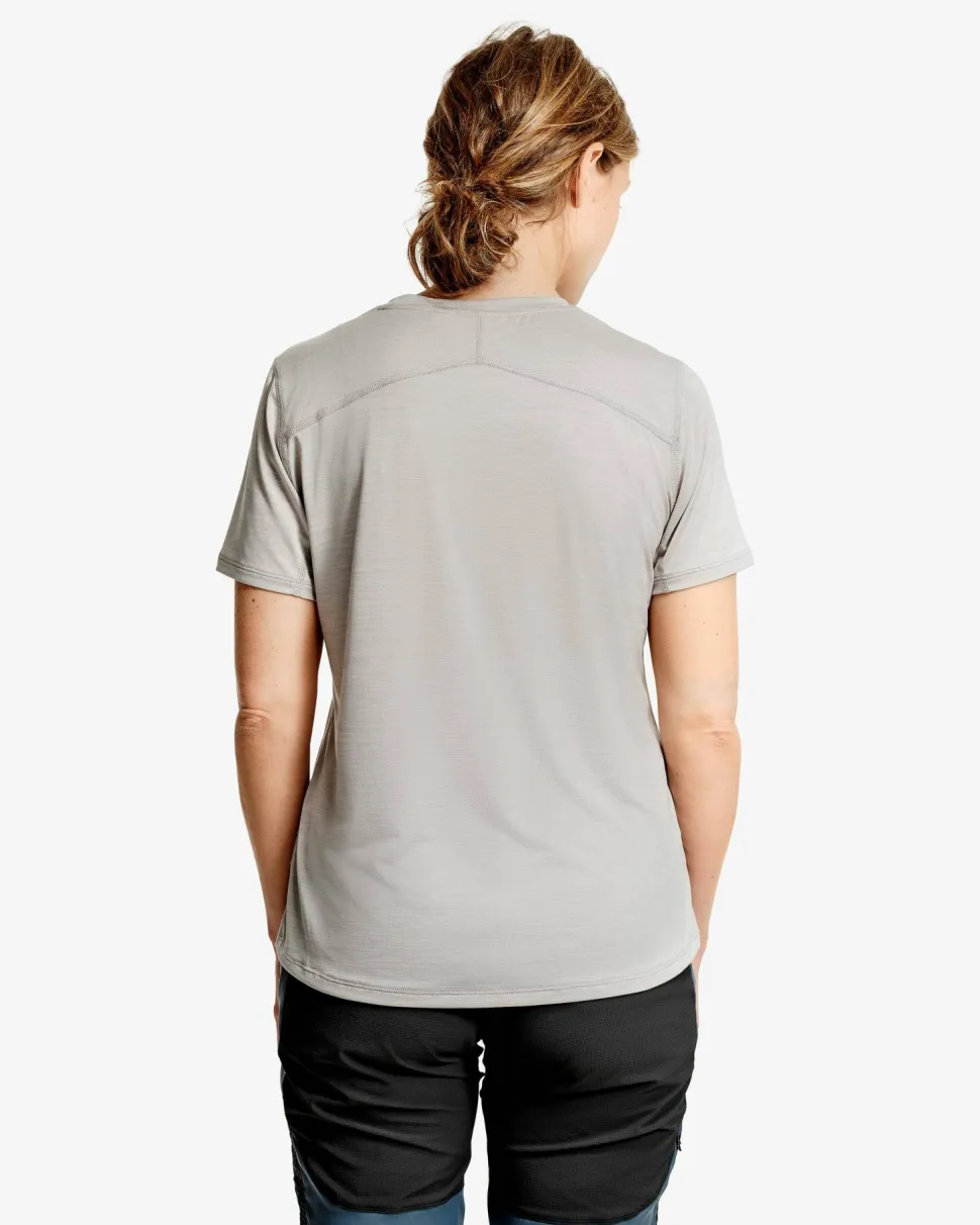 Lundhags Women's Tived T-Shirt Moss Grey