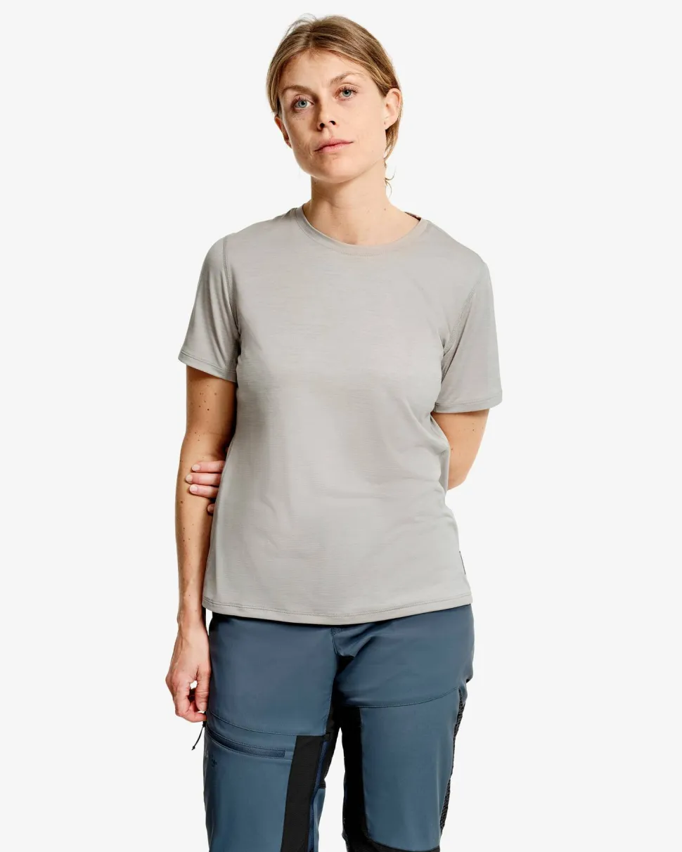 Lundhags Women's Tived T-Shirt Moss Grey