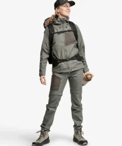 New Women's Tived Zip-Off Pant Dambyxor