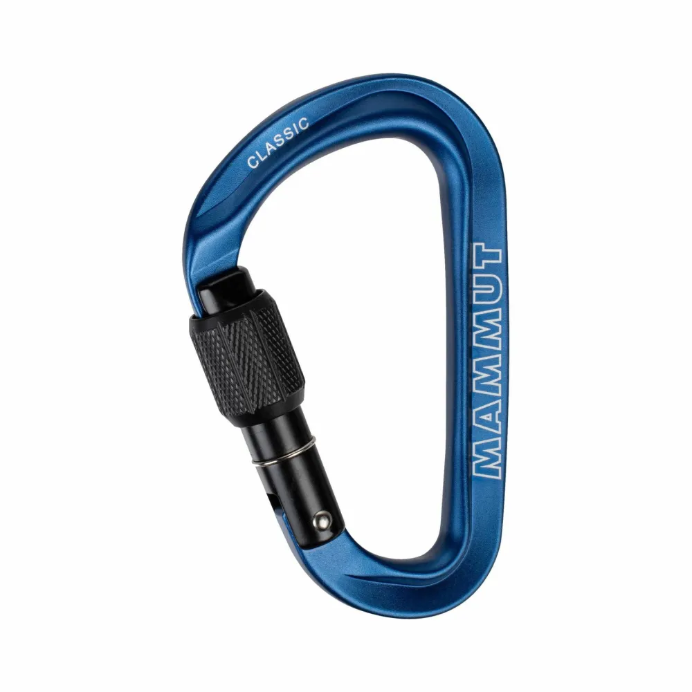 Mammut Classic Hms Screwgate Carabiner Blue Screw Gate, blue Best