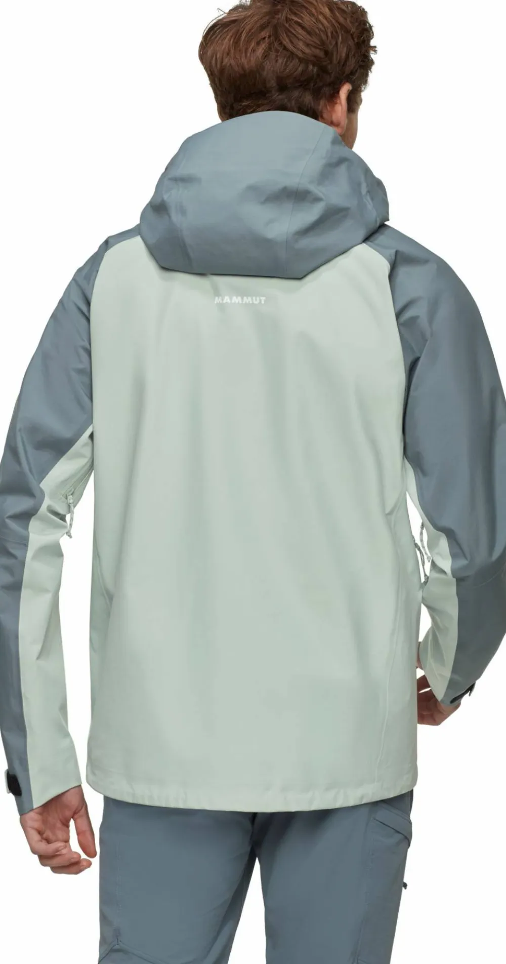 New Men's Crater Iv Hs Hooded Jacket Silver Sage/Strata Gore-Tex