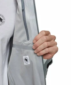 New Men's Crater Iv Hs Hooded Jacket Silver Sage/Strata Gore-Tex