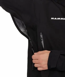Mammut Men's Crater Iv Hs Hooded Jacket Black New