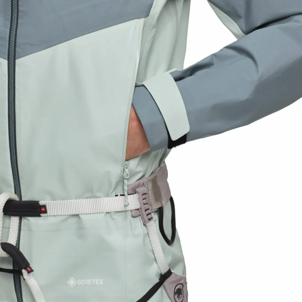 Mammut Men's Crater Iv Hs Hooded Jacket Silver Sage/Strata Silver Sage-Strata Outlet