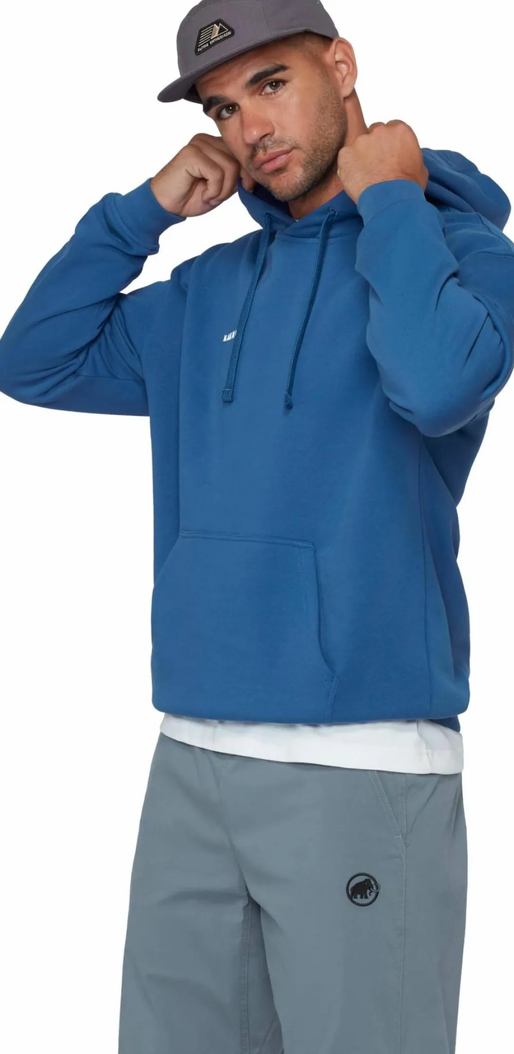 Mammut Men's Base ML Hoody Mini Logo Tschiel Hot