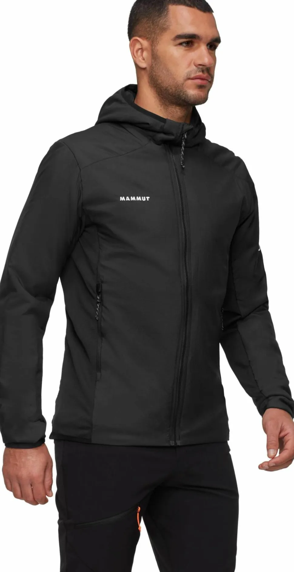 Mammut Men's Rime Air In Hybrid Hooded Jacket Black