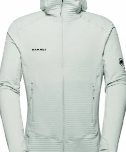 Mammut Men's Taiss Light ML Hooded Jacket Silver Sage Discount