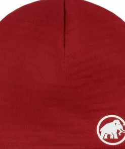 Taiss Beanie Dark Red Huvudbonader Dam