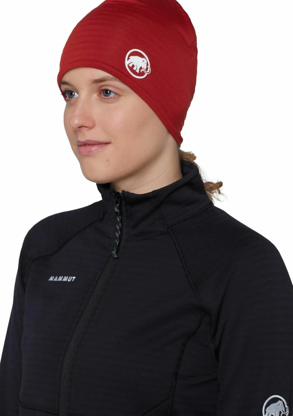 Taiss Beanie Dark Red Huvudbonader Dam