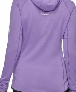 Mammut Women's Aenergy Light ML Hooded Jacket Lavandin-Black New