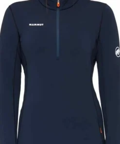 Mammut Women's Aenergy ML Half Zip Pull Marine/Black Outlet