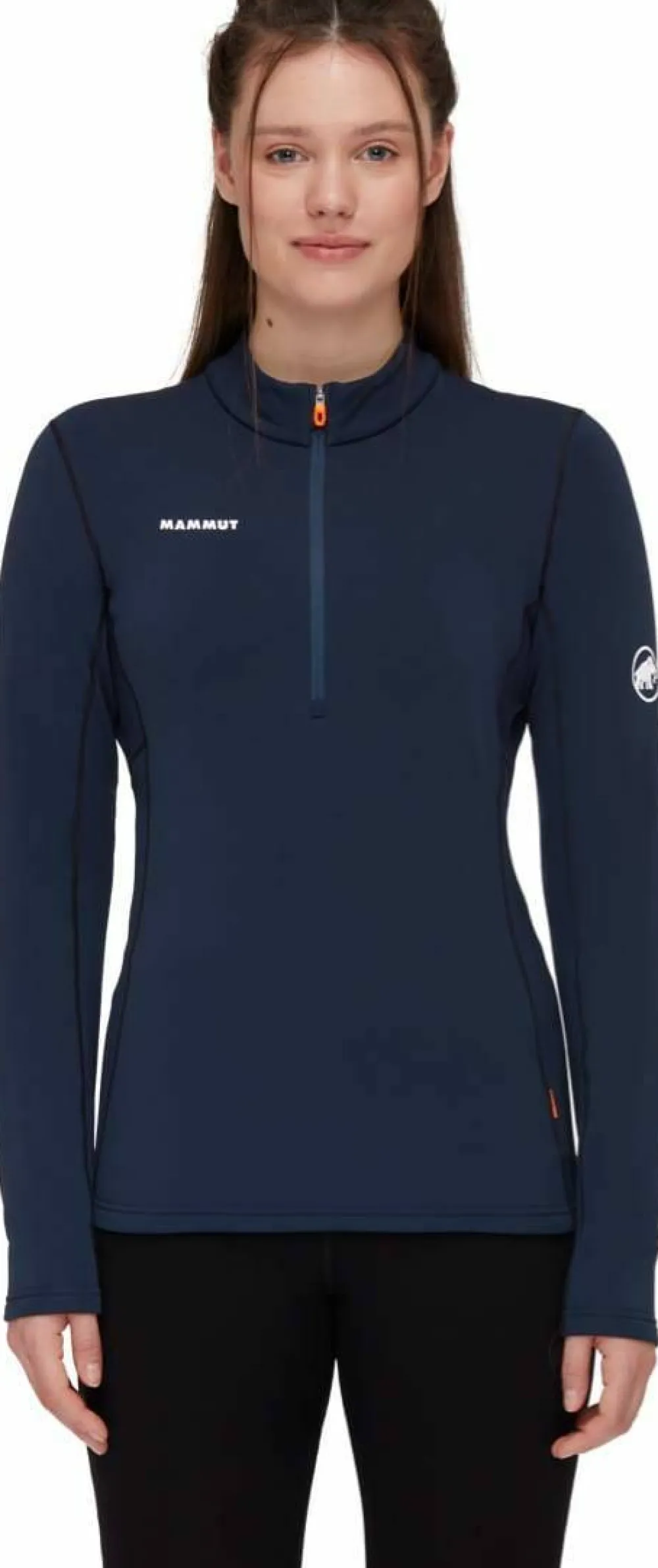 Mammut Women's Aenergy ML Half Zip Pull Marine/Black Outlet