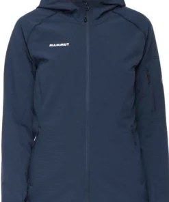 Mammut Women's Madris Light ML Hooded Jacket Marine Sale