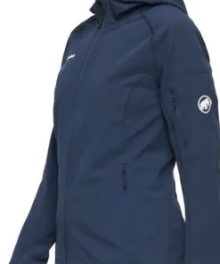 Mammut Women's Madris Light ML Hooded Jacket Marine Sale