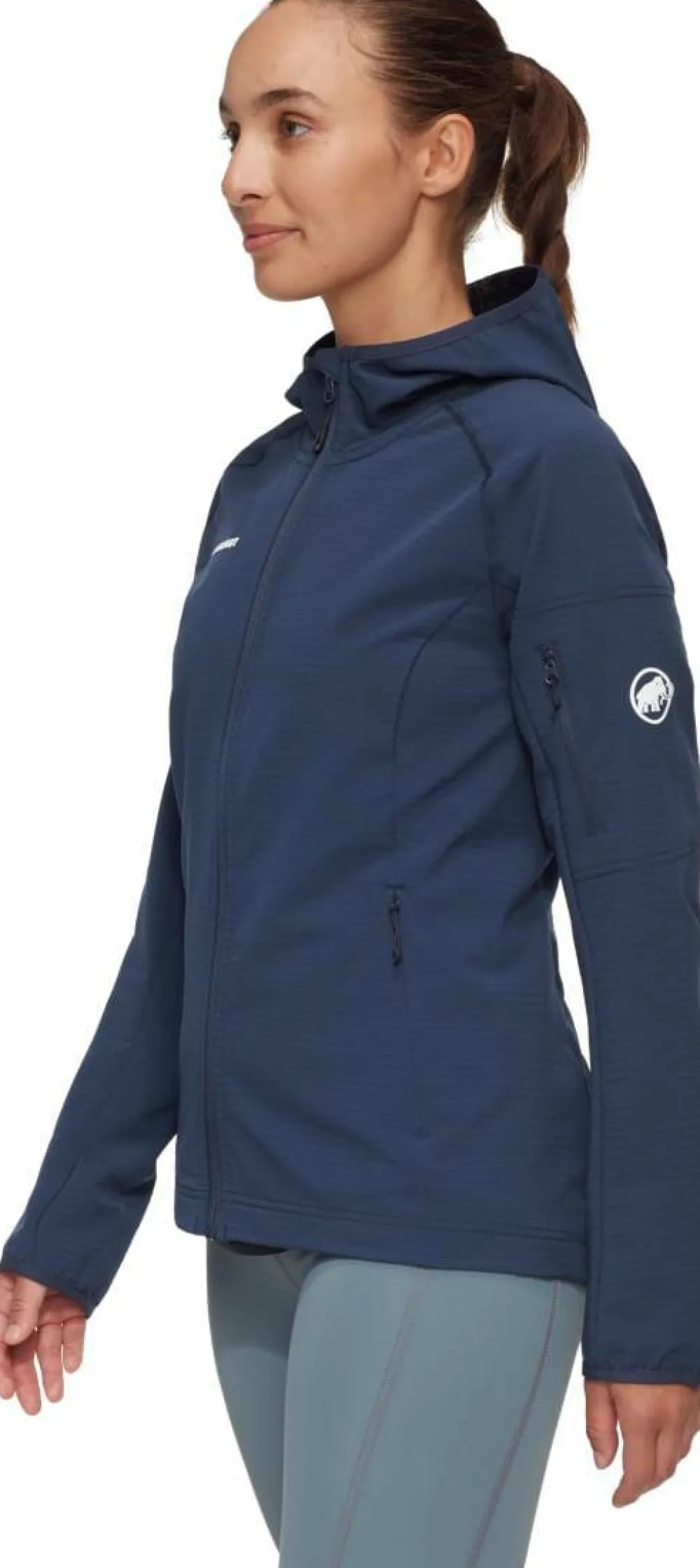 Mammut Women's Madris Light ML Hooded Jacket Marine Sale