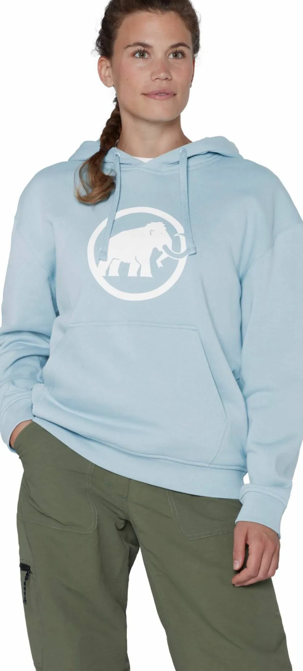 Mammut Women's Base Ml Hoody Classic Nebla Hot